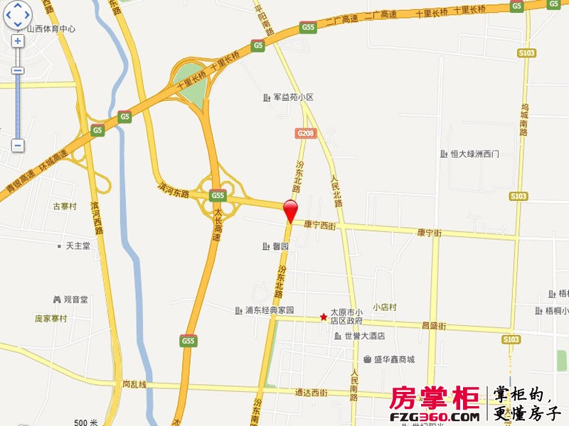 滨河壹号交通图电子地图