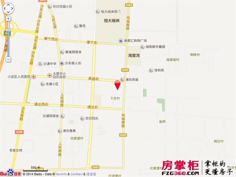 坤泽十里城交通图电子地图