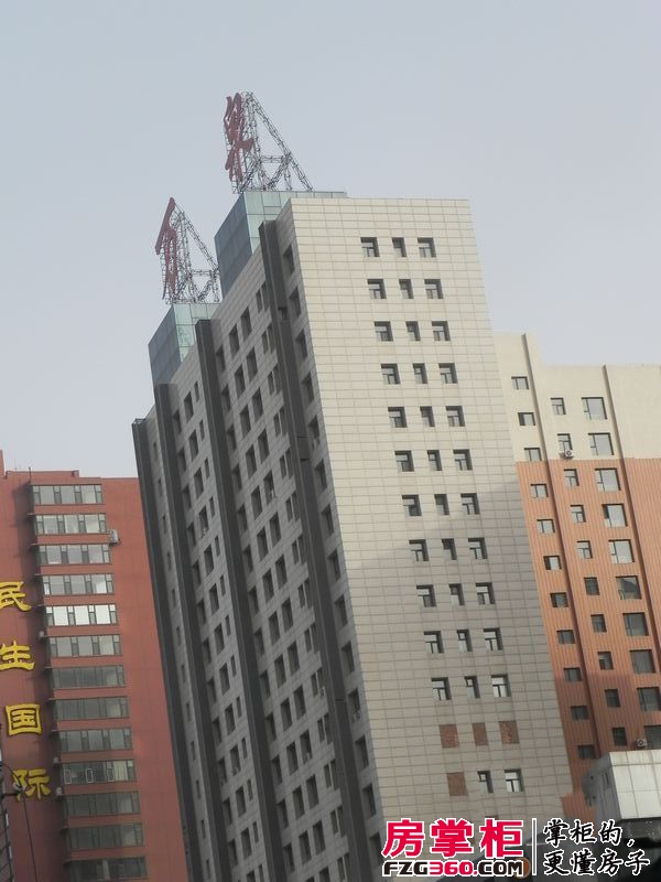 万泉大厦实景图工程进度（2012-12-31）