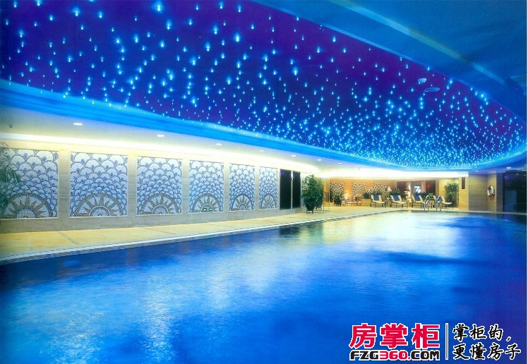 华泰国际商务公寓效果图游泳池