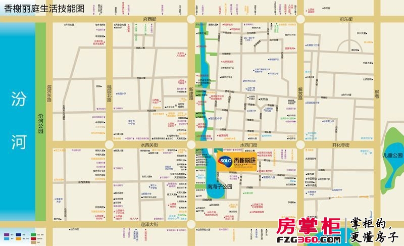 香榭丽庭交通图