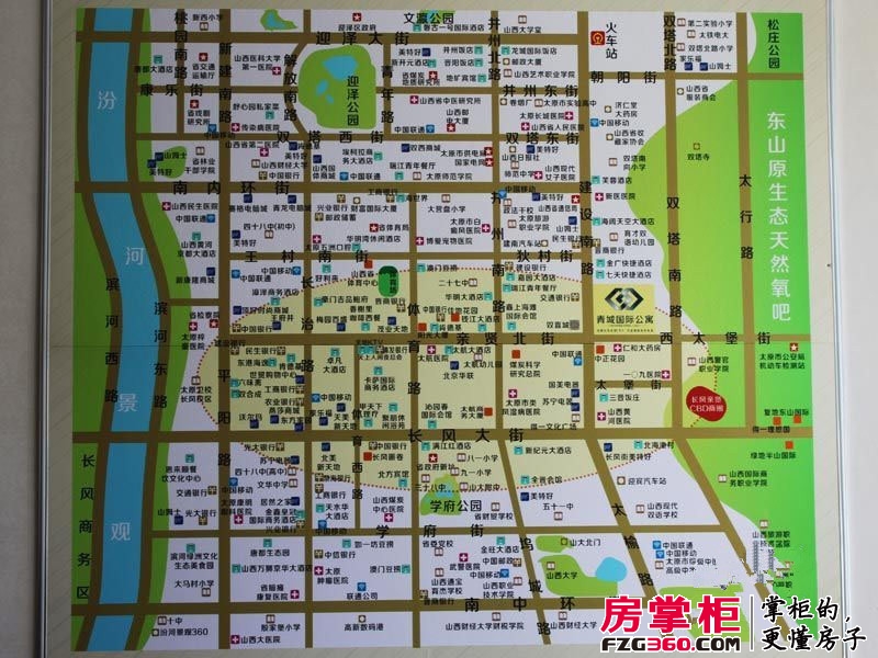 青城国际公寓交通图