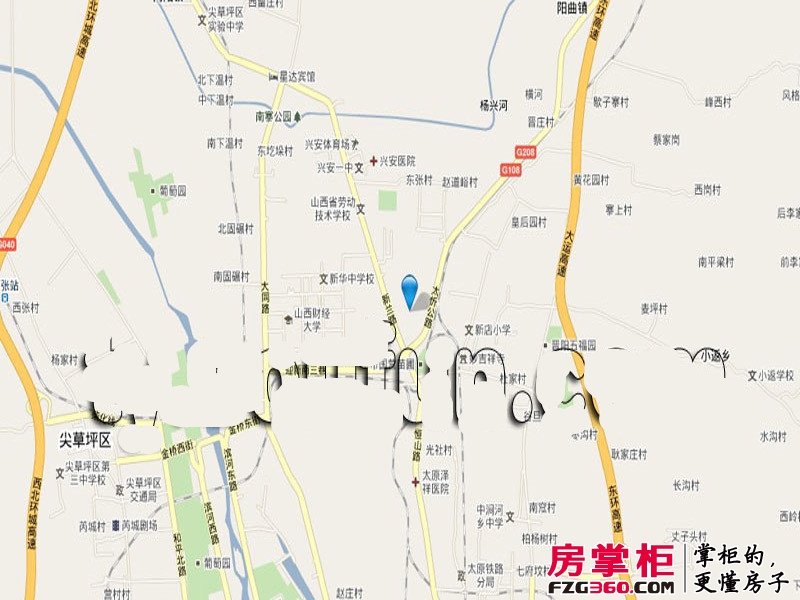 中铁绿洲交通图