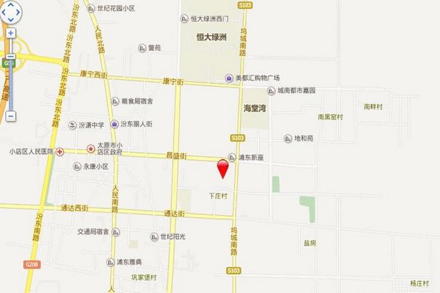 坤泽10里城区位图