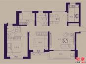 A户型 3室2厅2卫1厨 116.79平米