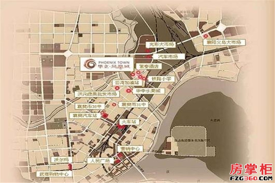 华立凤凰城交通图