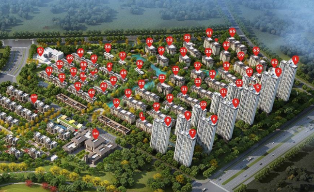 【掌柜日报】骧龙国际二期打造龙形水系景观 项目为小高层