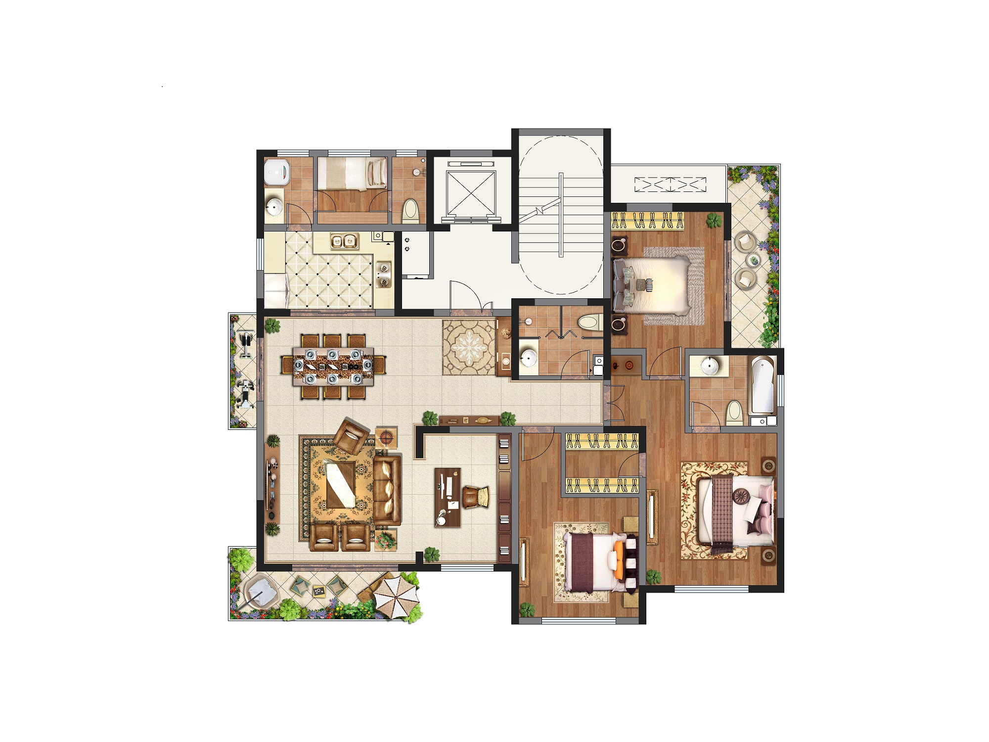 群贤道九号户型图 - 西安房掌柜