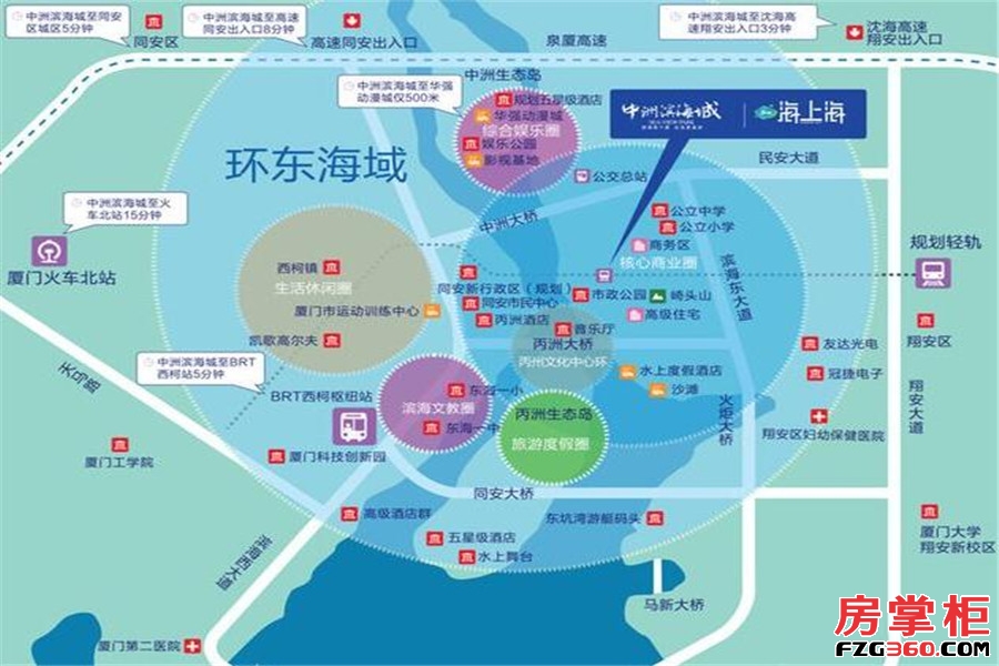 金帝中洲滨海城交通图