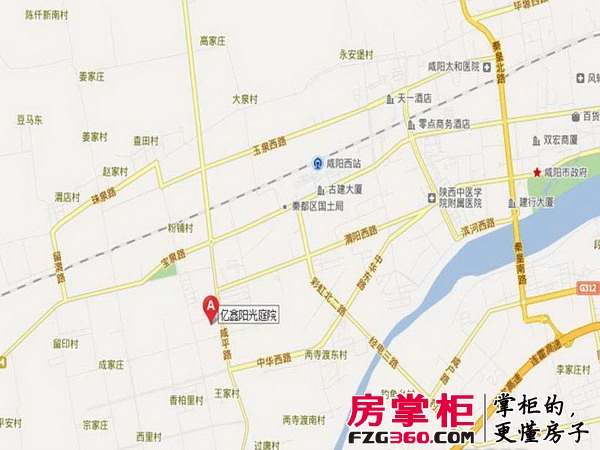 亿鑫阳光庭院交通图地图