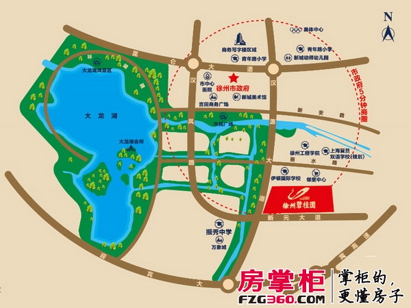 徐州碧桂园交通图