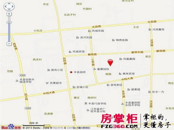 华地第一街区交通图