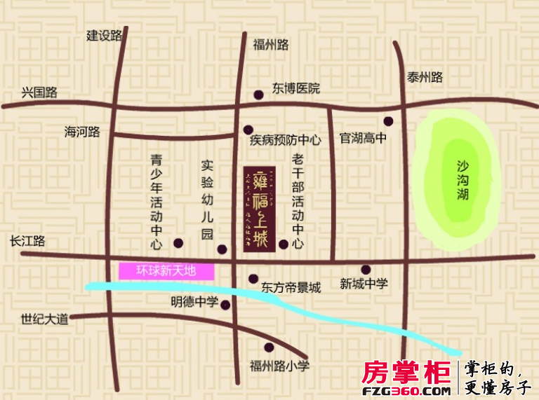 雍福上城交通图