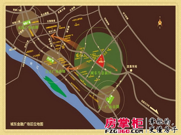 城东金融广场交通图大地图