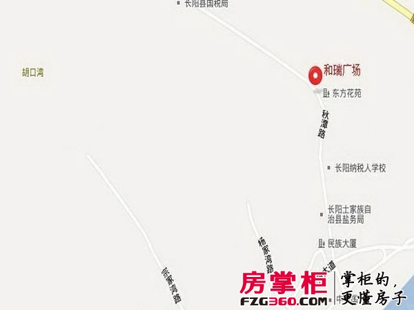 长阳和瑞广场交通图电子地图