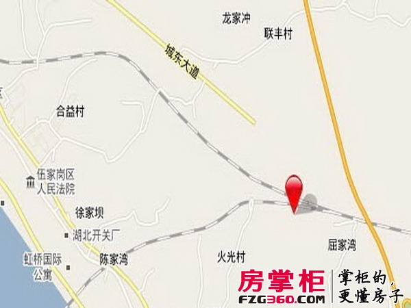 香山福久源交通图