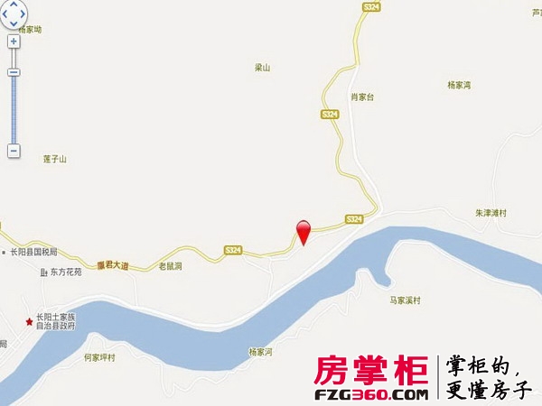长阳新城交通图交通坐标图