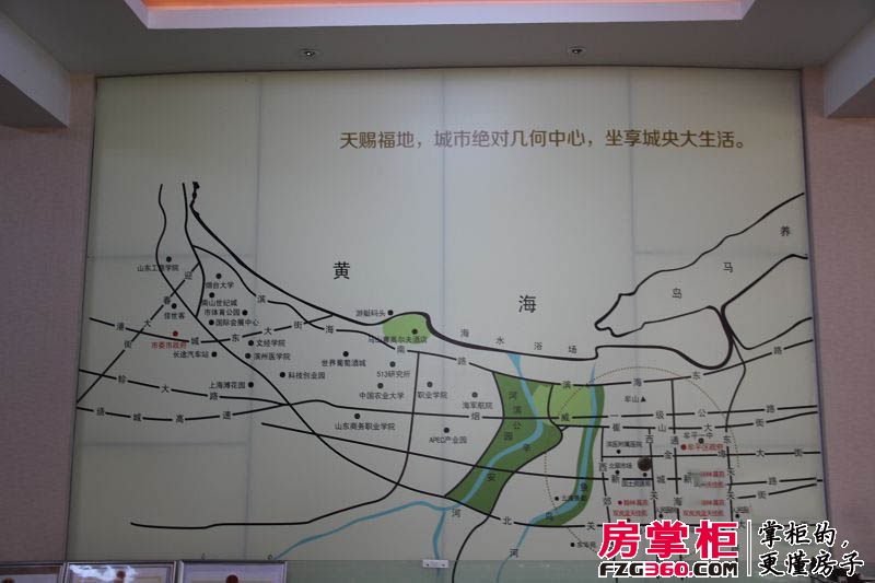 天福新城交通图区位图