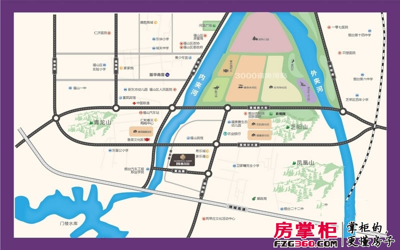 金象泰紫薇花园交通图