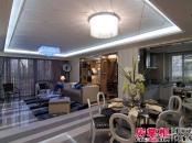 上海滩花园样板间央座140平米户型客厅