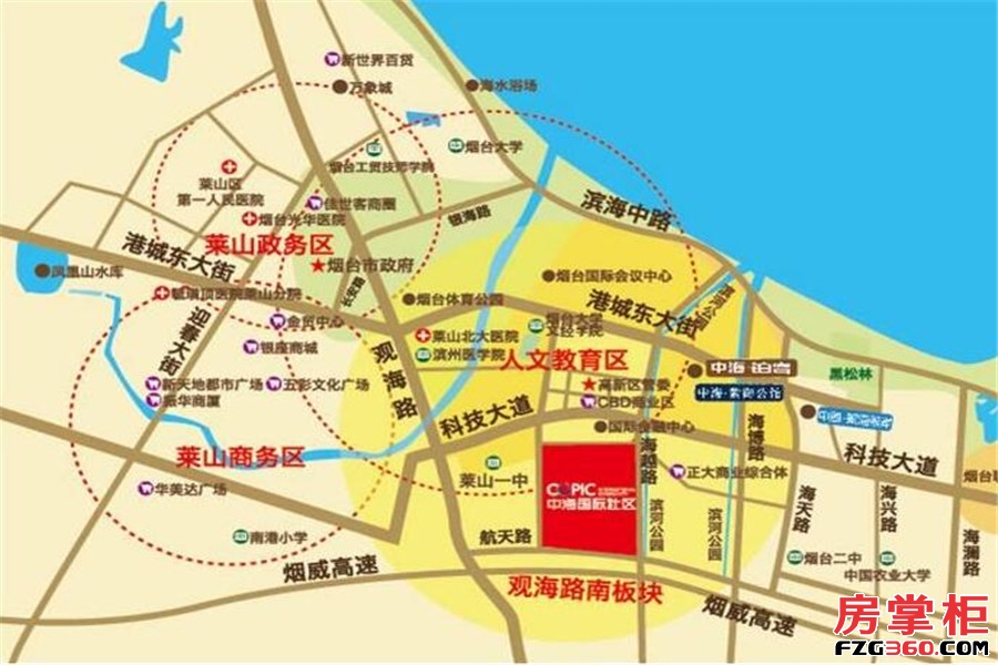 中海国际社区交通图