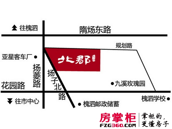 庆峰北郡交通图