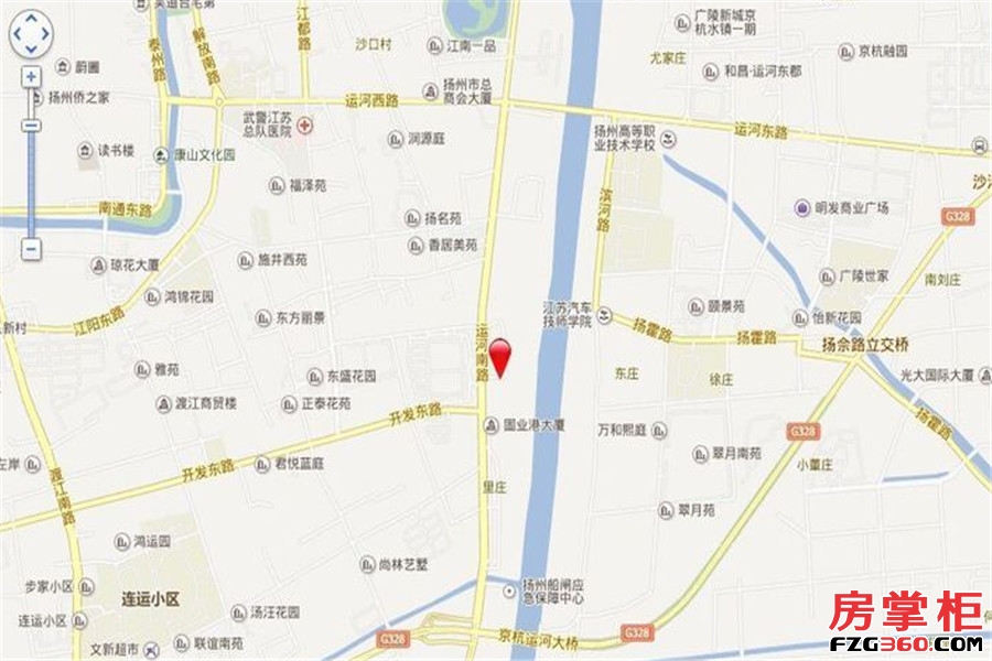 扬州中港金属交易城交通图