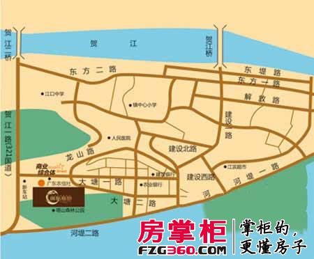 广信嘉园交通图