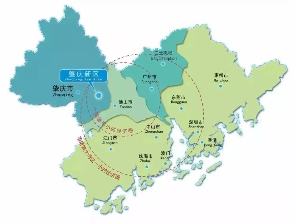 广东肇庆地图位置图片