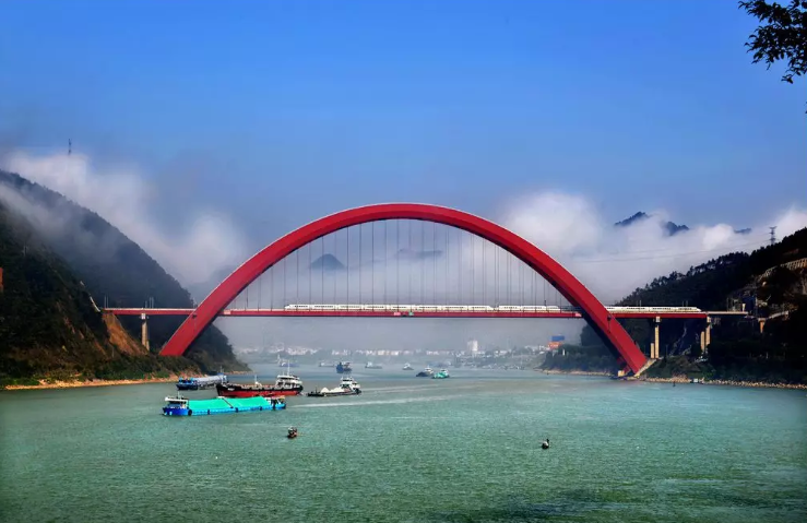 南广高铁西江特大桥图片