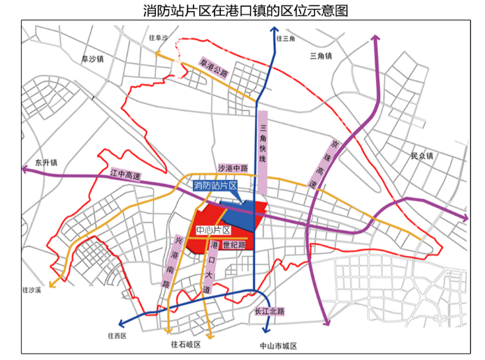 高港口岸镇建设规划图图片