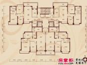 郑州恒大名都户型图6号楼2单元平面示意图 3室2厅2卫1厨
