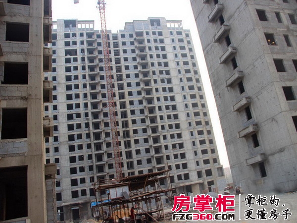 九锦台实景图工程进度（2013-10-23）